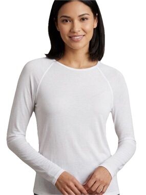Capsule 121 Women’s White Long Sleeve T Shirt Size Large